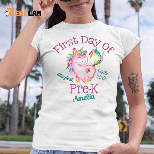 Horse First Day Of Kindergarten Shirt