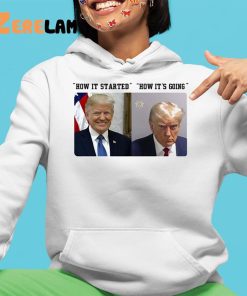 How It Started How Its Going Donald Trump Mugshot Shirt 4 1