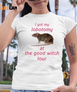 I Got My Lobotomy At The Good Witch Tour Shirt 6 1