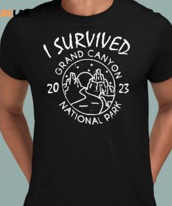 I Survived Grand Canyon 2023 Nationl Park Shirt 8 1