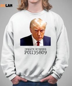 Inmate Number P01135809 Shirt Donald Trump Mugshot 5 1