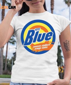 Jack Hopkins Vote Blue Removes Stubborn Orange Stains Shirt 6 1