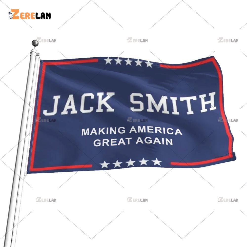 Jack Smith Fazendo América grande outra vez bandeira, águia calva