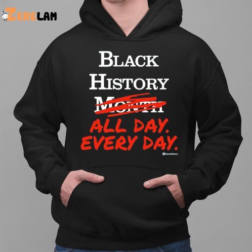 Kenny Akers Black History Month All Day Every Day Shirt