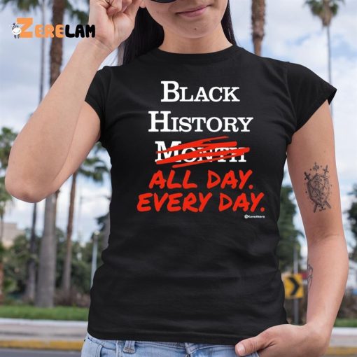 Kenny Akers Black History Month All Day Every Day Shirt