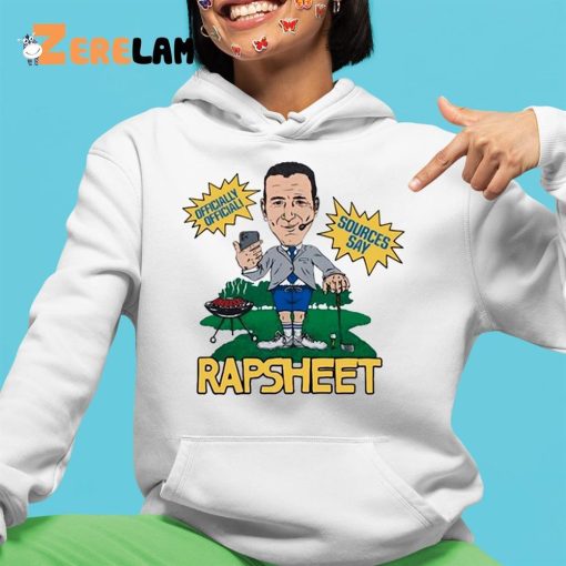 Kyle t Wearing Ian Rapoport Rapsheet Shirt