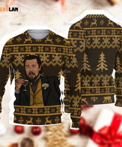 Laughing Leo Christmas Ugly Sweater