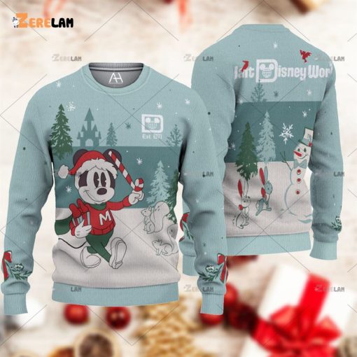 Mickey Mouse Holiday Spirit Jersey Christmas Sweater
