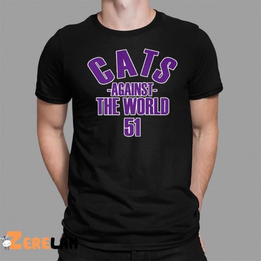 Pat Fitzgerald Cats Against The World Shirt