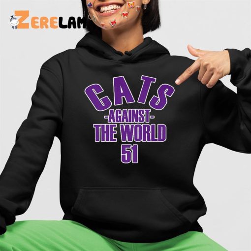 Pat Fitzgerald Cats Against The World Shirt