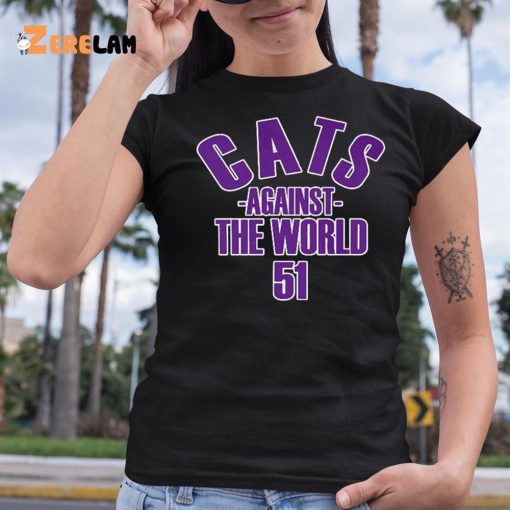Pat Fitzgerald Cats Against The World Shirt