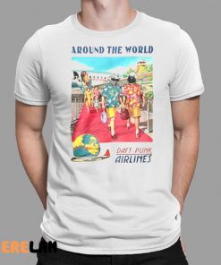 Quirk Douglass Around The World Daft Punk Airlines Shirt