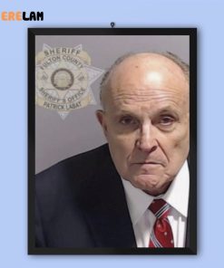 Rudy Giuliani MugShot Poster CanVas