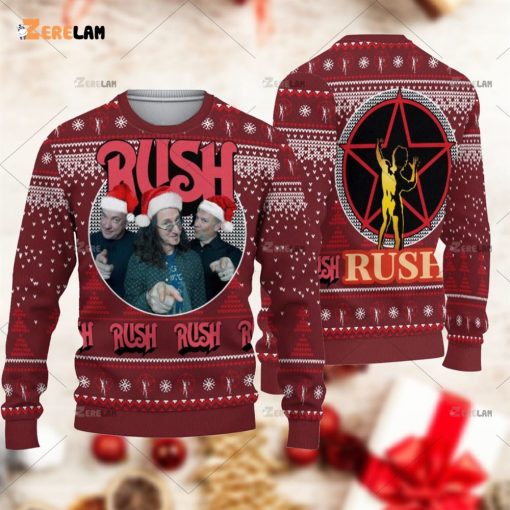 Rush Rock Music Christmas Ugly Sweater