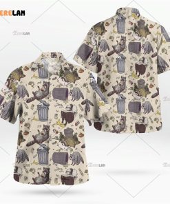 Shunk Racoon Opossum Hawaiian Shirt