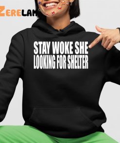 Stay Woke She Looking For Shelter Shirt 4 1