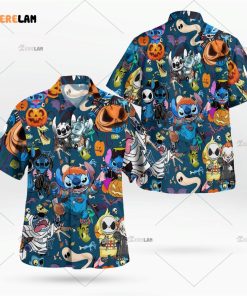 Stitch Halloween Hawaiian Shirt