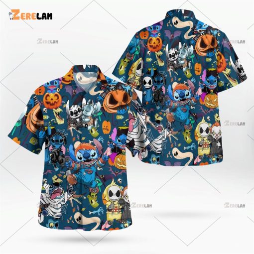 Stitch Halloween Hawaiian Shirt