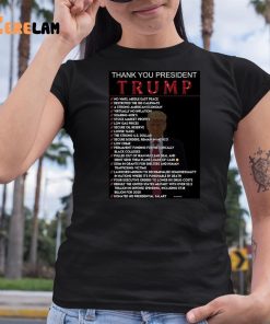 Thank You President Trump 2024 Shirt 6 1