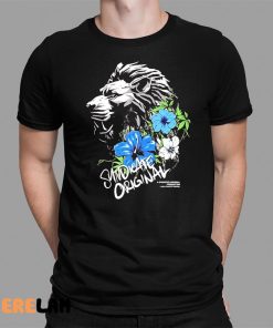 Tom Syndicate Lion Dark Blue Flowers Shirt