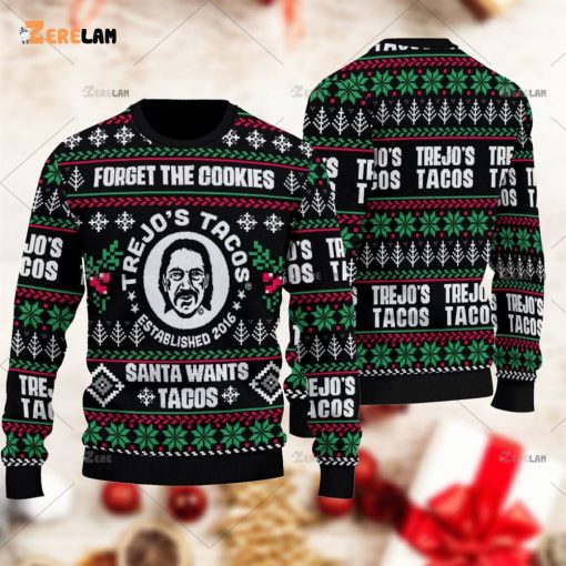 Trejo’s Tacos Ugly Holiday Christmas Ugly Sweater