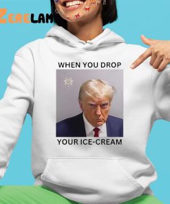 When You Drop Your Ice cream Shirt Donald Trump Mugshot 4 1