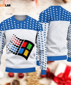 Windows 95 Christmas Ugly Sweater