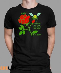 Baby If I Compare You To A Kiss From The Bros Is It Gay Shirt