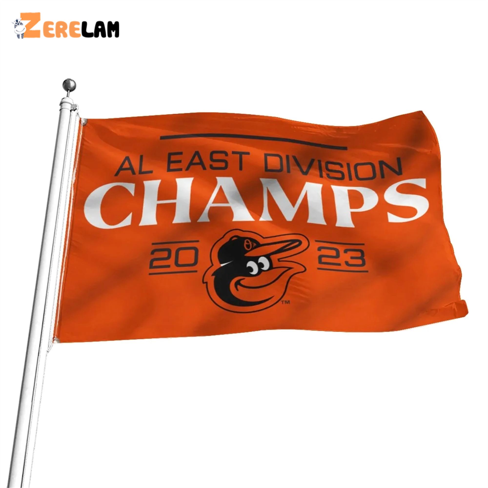 Baltimore Orioles All East Divisions Champions 2023 Flag - Zerelam