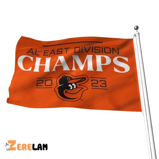 Baltimore Orioles All East Divisions Champions 2023 Flag