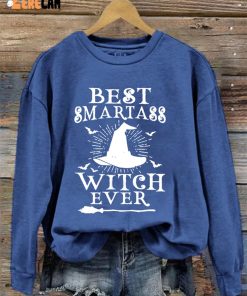 Best Smartass Witch Ever Sweatshirt 3