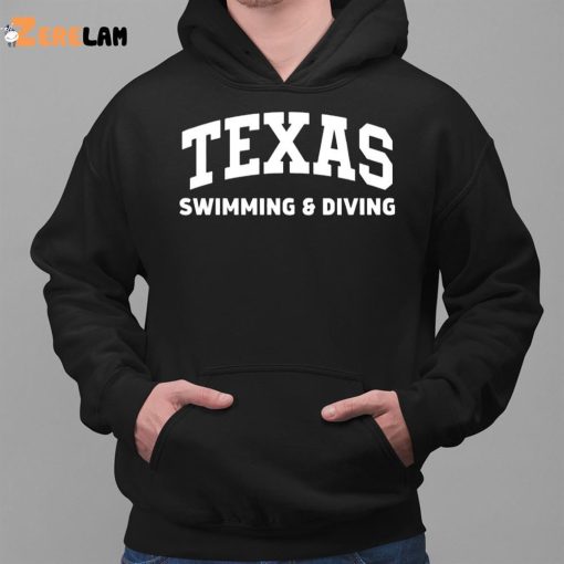 Burnt Orange Texas Swimming And Diving Shirt