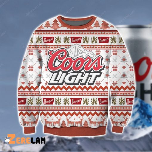 Coors Light Banquet Ugly Sweater