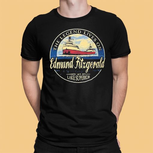 Cornelius Johnson The Legend Lives On Edmund Fitzgerald Shirt