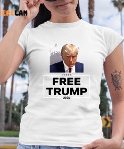 Darren Grimes Trump Mugshot Free Trump 2024 Shirt 6 1
