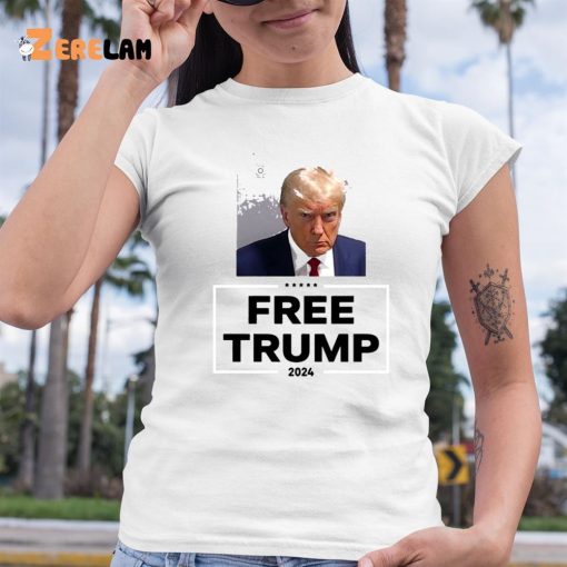 Darren Grimes Trump Mugshot Free Trump 2024 Shirt