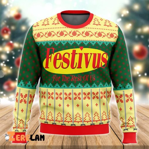 Festivus For The Rest Of Us Seinfeld Ugly Christmas Sweater