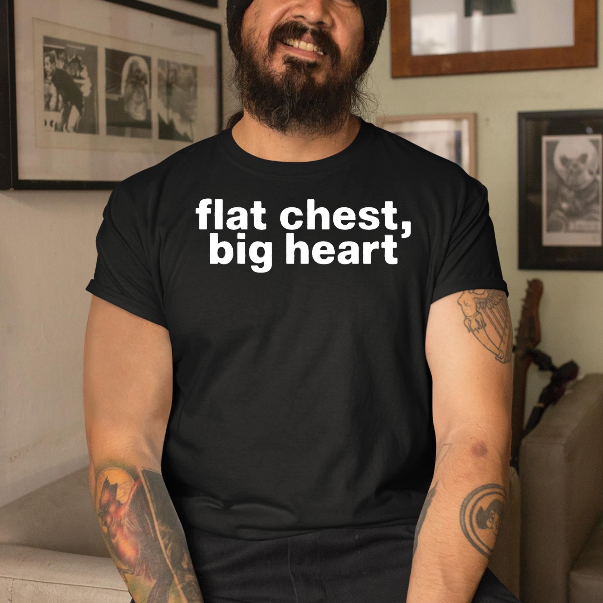 Flat Chest Big Heart Shirt - Zerelam