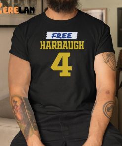 Free Harbaugh 4 Shirt J.j. Mccarthy