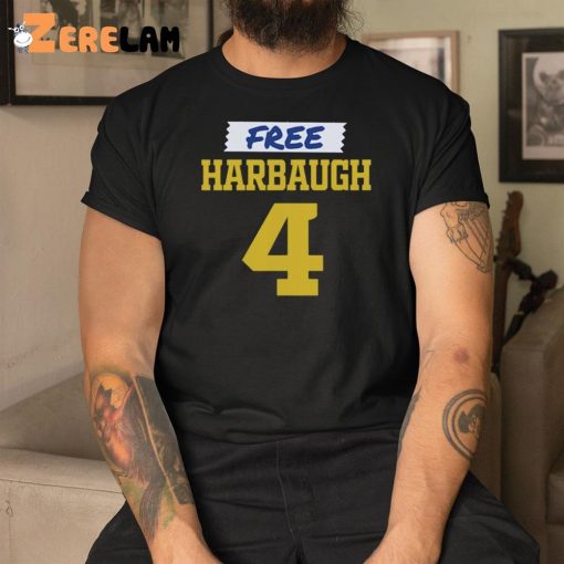 Free Harbaugh 4 Shirt J.j. Mccarthy