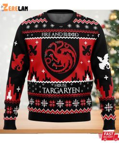 Game Of Thrones House Targaryen Ugly Sweater