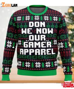 Gamer Don We Now Our Christmas Ugly Sweater 1