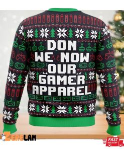 Gamer Don We Now Our Christmas Ugly Sweater 2