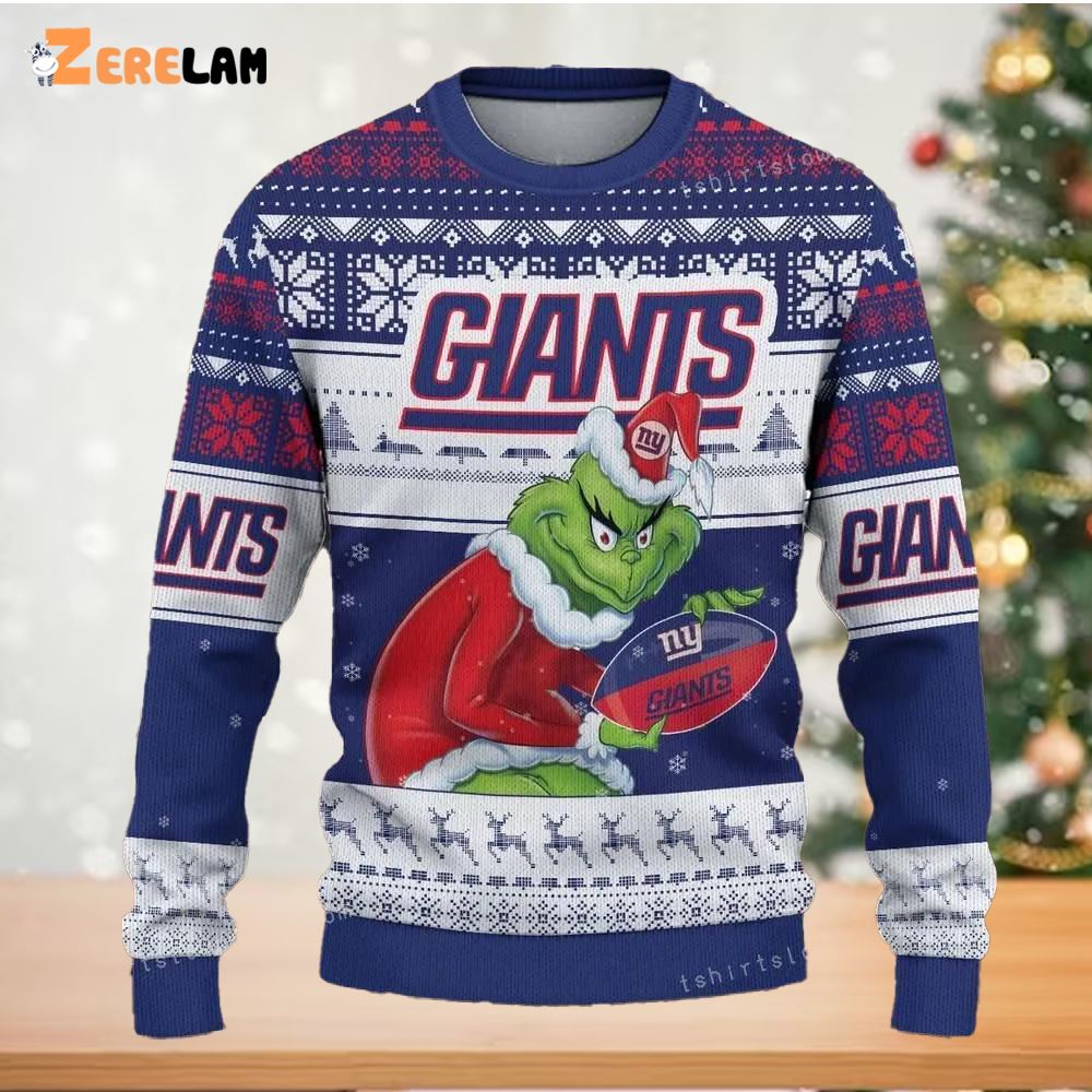 Giants ugly shop christmas sweater