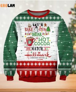 Hallmark Christmas Movies 3d Ugly Christmas Sweater