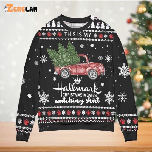 Hallmark Christmas Movies Watching Shirt Ugly Sweater Party