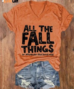 Halloween Thanksgiving All The Fall Things Or Whatever Blink 182 Said Shirt 1