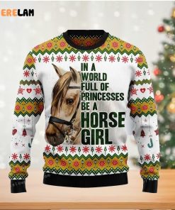 Horse Girl Ugly Christmas Sweater