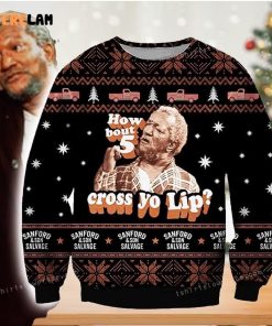 How About 5 Cross Yo Lip Ugly Sweater Party