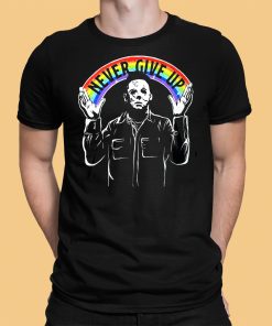 Jason Voorhees Never Give Up Pride Lgbt Shirt